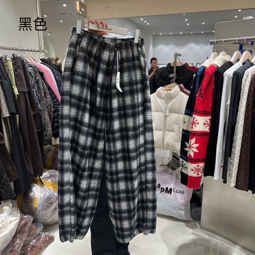 Bene韓國直郵東大門代購女裝新品時尚24秋冬推薦人氣休閑褲BENE休閑褲圖色2