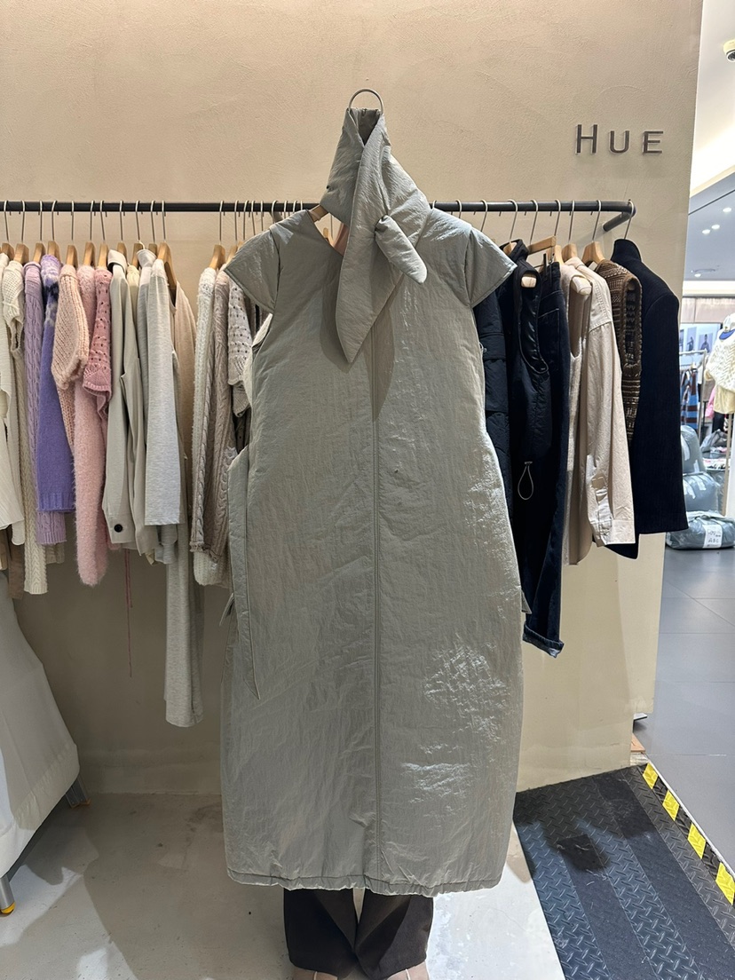 HUE韓國直郵東大門代購女裝新款職業推薦真品連衣裙含腰帶填充ERIA/HUE連衣裙