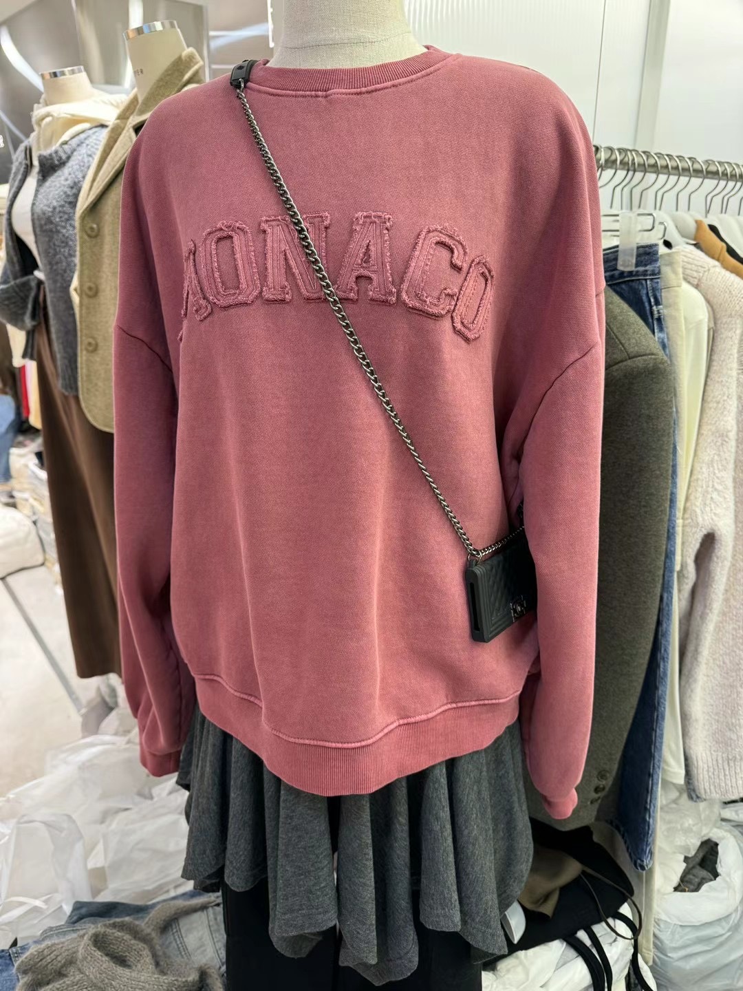 STAY韓國直郵女裝新品職業推薦人氣真品時尚熱賣休閑24秋冬衛衣STAY衛衣