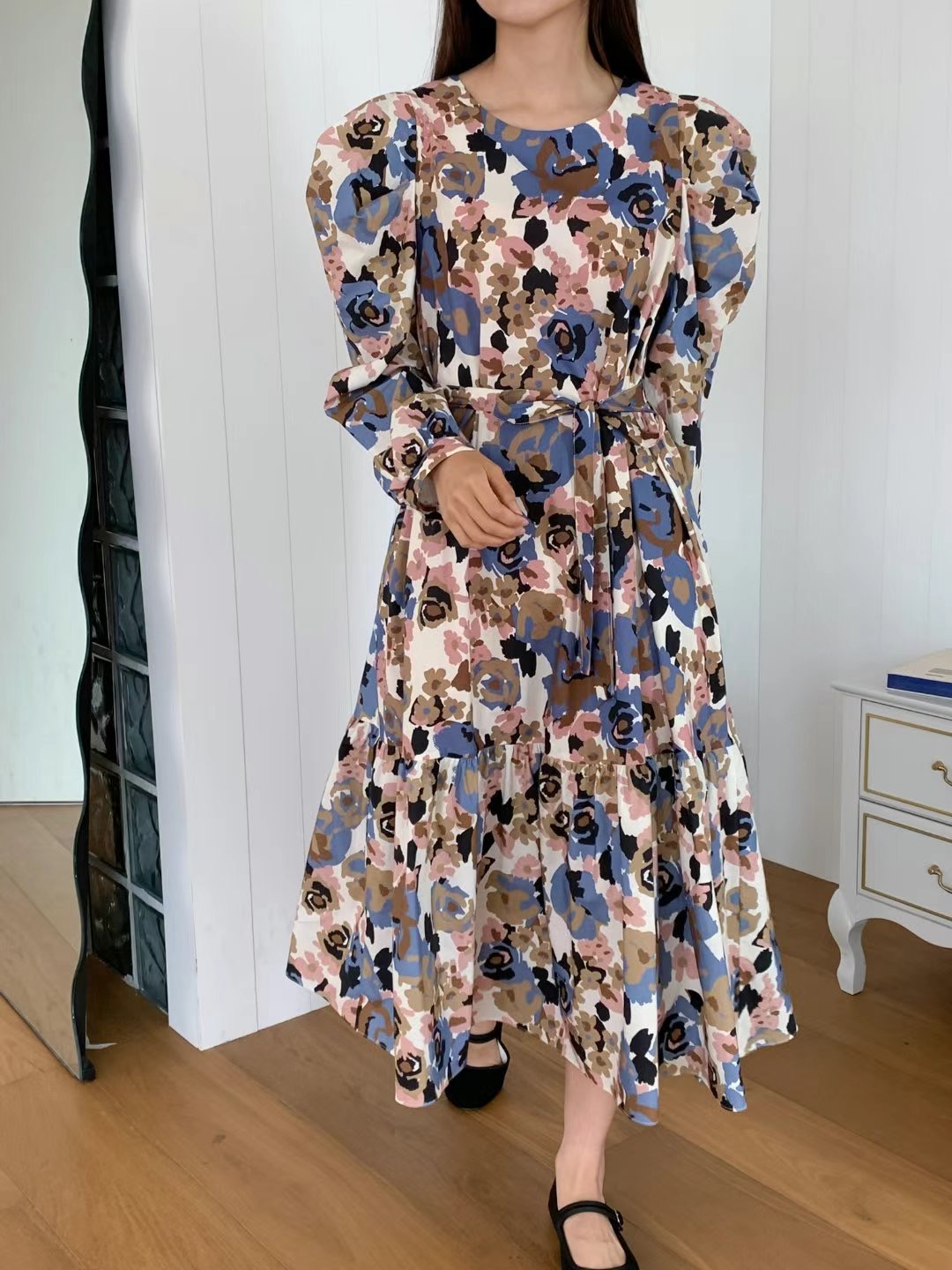 STYLE LOUNGE韓國直郵女裝新品真品職業人氣24秋冬連衣裙STYLE LOUNGE連衣裙圖色2