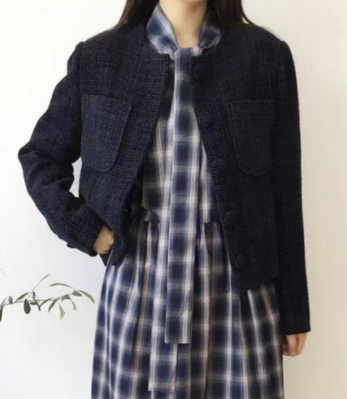 STYLE LOUNGE韓國直郵東大門實拍女裝新品24秋冬夾克花呢STYLE LOUNGE夾克圖色2