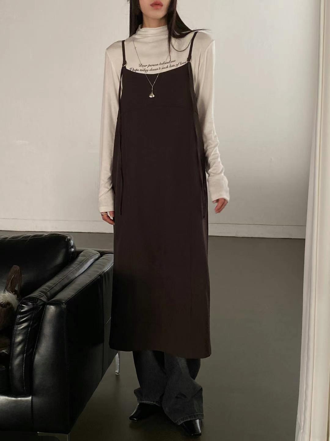 NEAR LEAP韓國直郵東大門實拍女裝新品人氣24秋冬連衣裙OAO連衣裙
