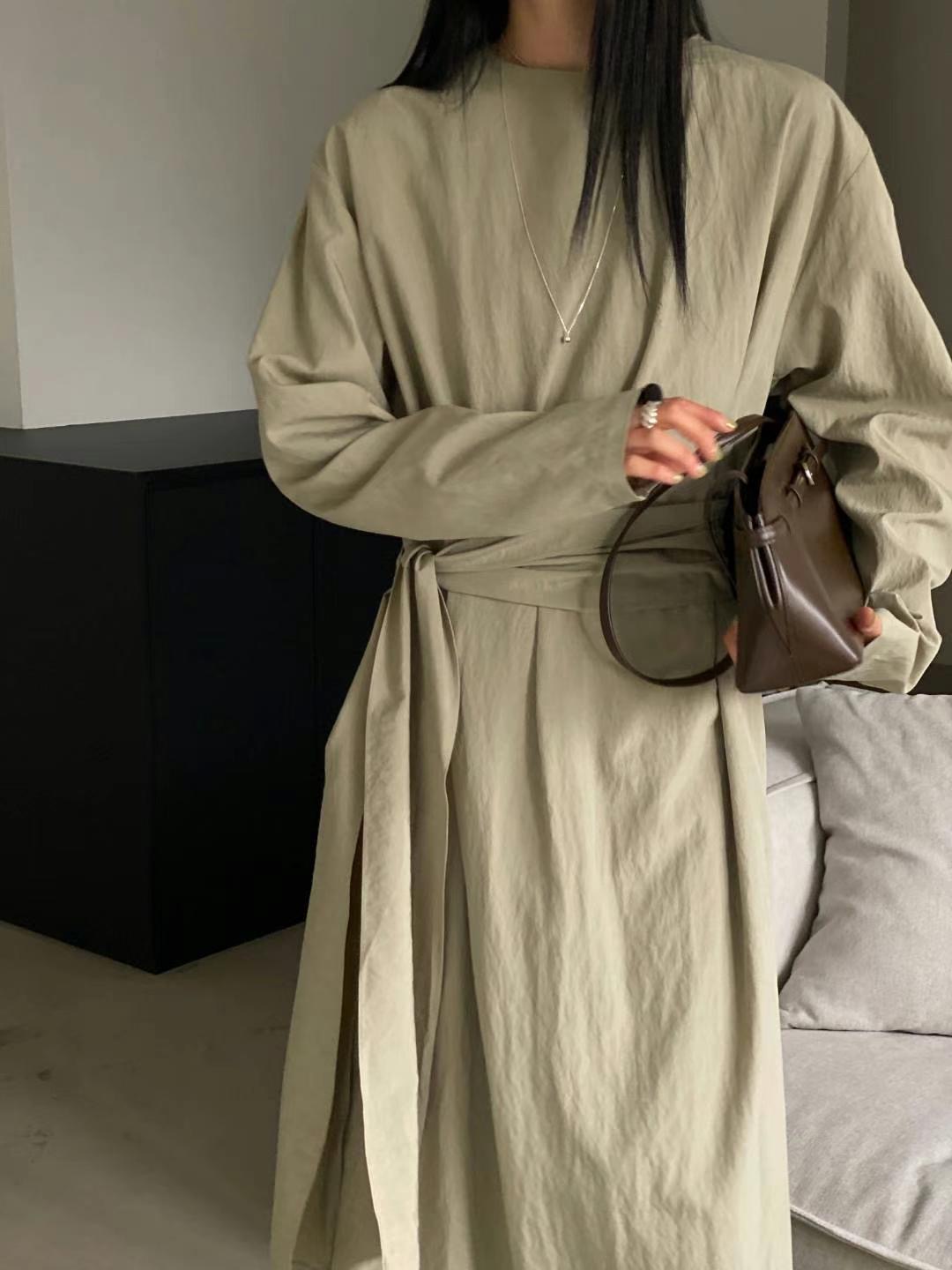 NEAR LEAP韓國直郵東大門代購女裝新款時尚熱賣24秋冬連衣裙OAO連衣裙