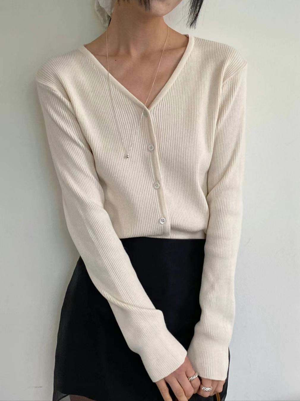 NEAR LEAP韓國直郵東大門實拍女裝新品24秋冬真品針織衫OAO針織衫圖色2