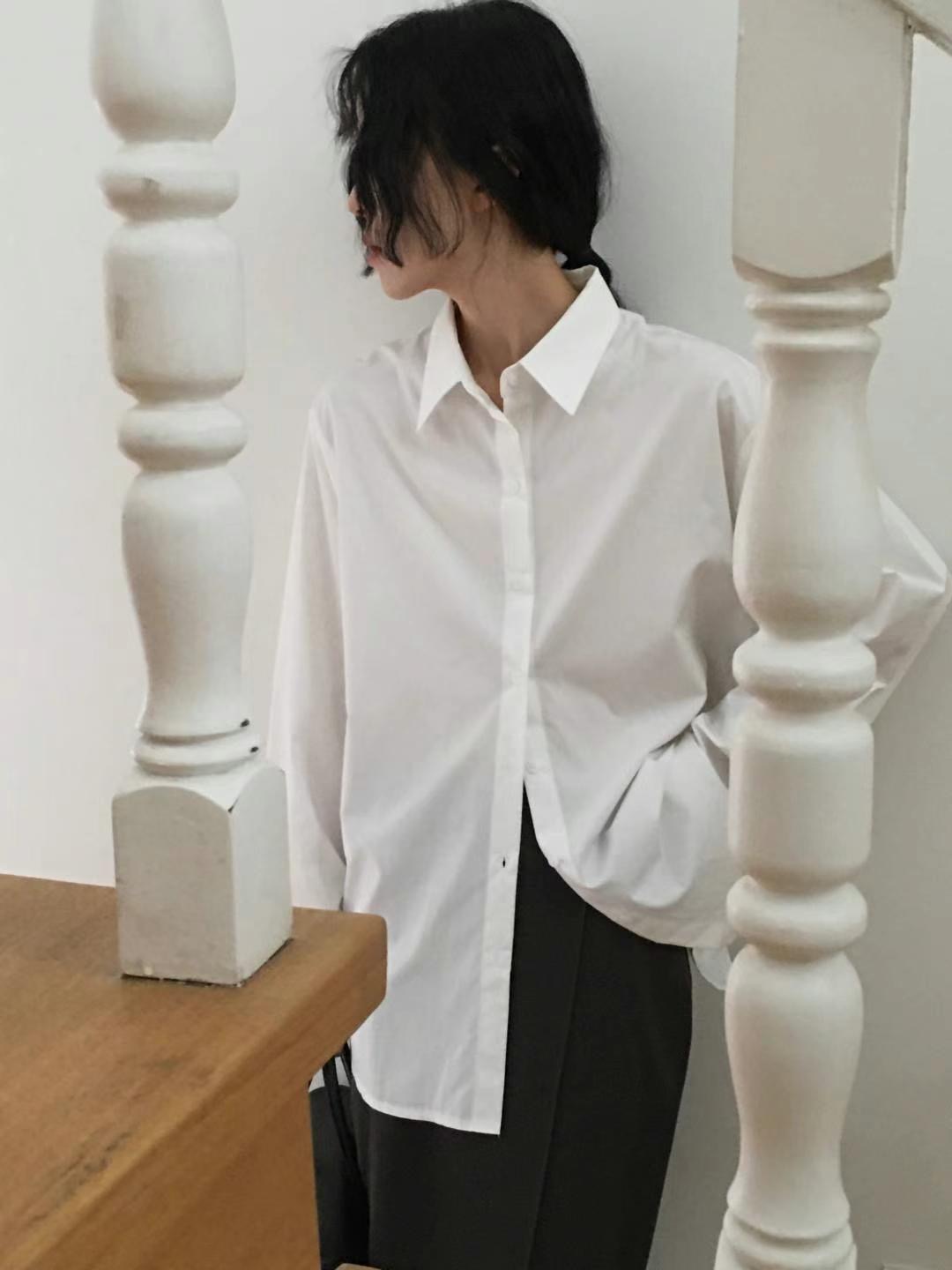NEAR LEAP韓國直郵女裝新款推薦24秋冬時尚休閑襯衫蕾絲衫OAO襯衫/蕾絲衫