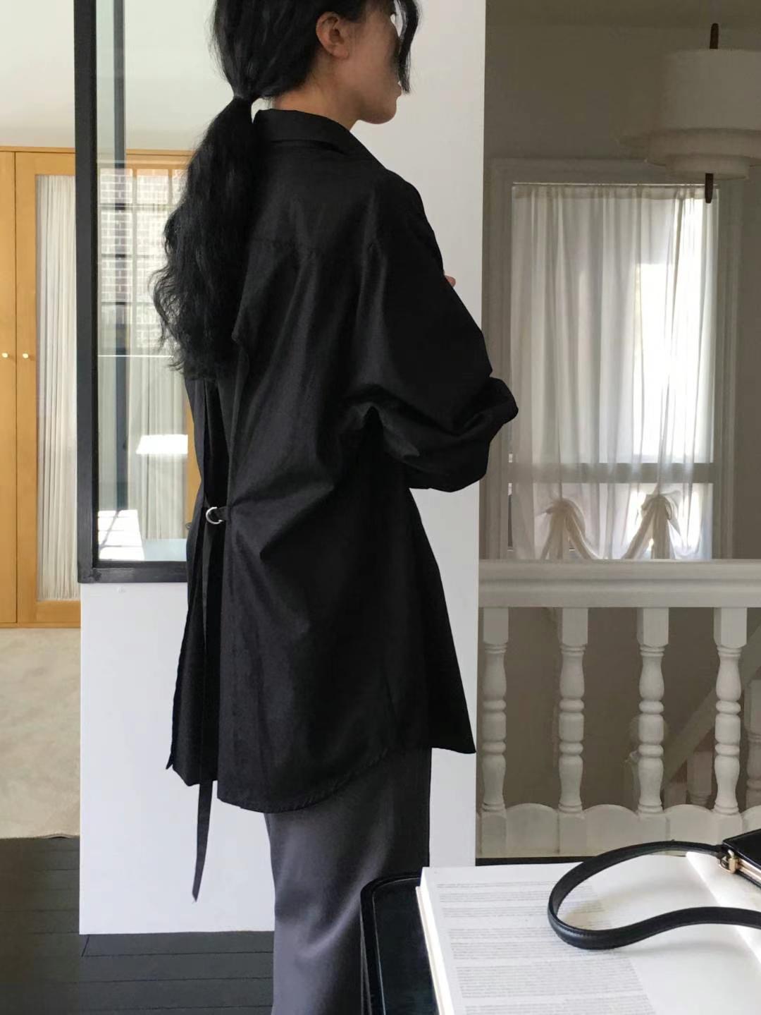 NEAR LEAP韓國直郵女裝新款推薦24秋冬時尚休閑襯衫蕾絲衫OAO襯衫/蕾絲衫