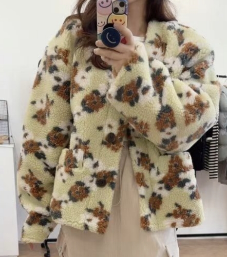 STYLE LOUNGE直郵韓國代購女裝新品熱賣推薦24秋冬時尚夾克STYLE LOUNGE夾克圖色1