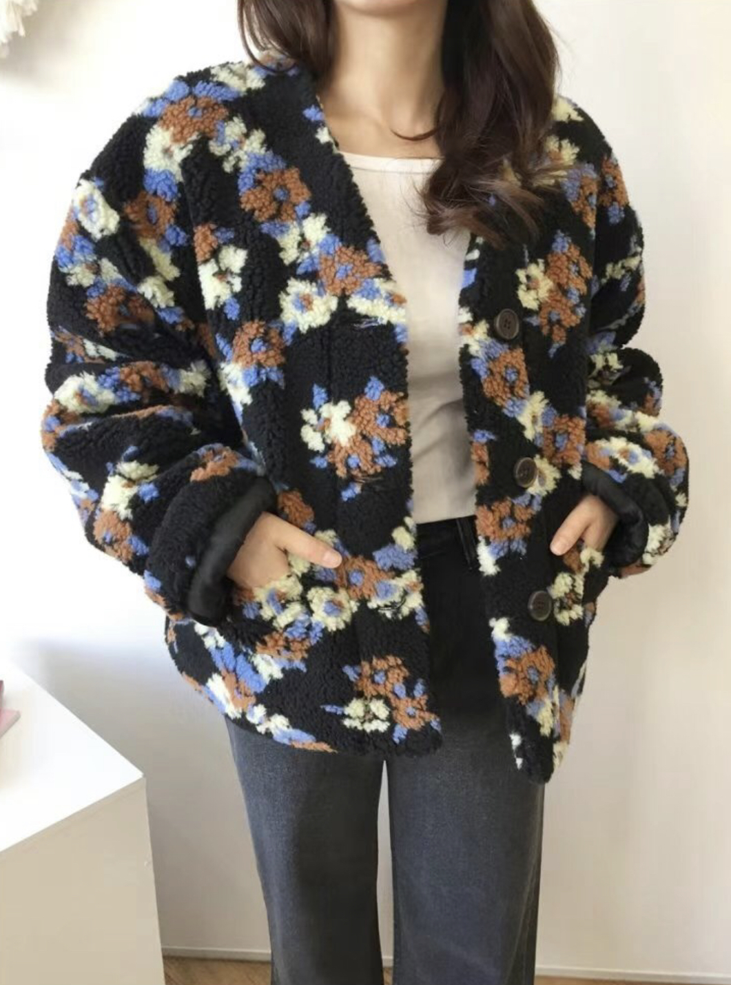 STYLE LOUNGE直郵韓國代購女裝新品熱賣推薦24秋冬時尚夾克STYLE LOUNGE夾克圖色2