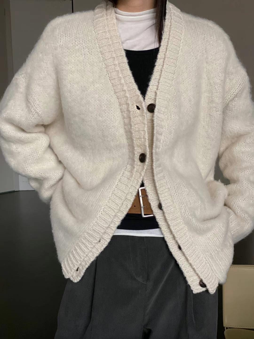 NEAR LEAP韓國直郵東大門實拍女裝新品休閑推薦24秋冬針織衫OAO針織衫