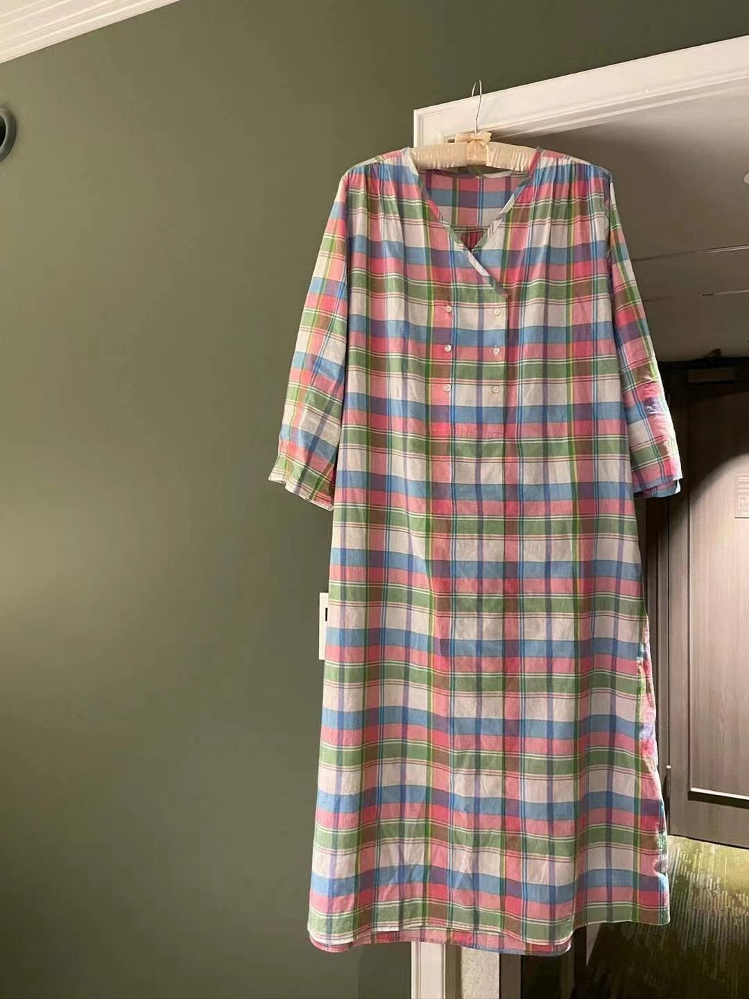 4PI韓國直郵東大門代購女裝新款真品人氣推薦時尚休閑連衣裙4PI連衣裙圖色1