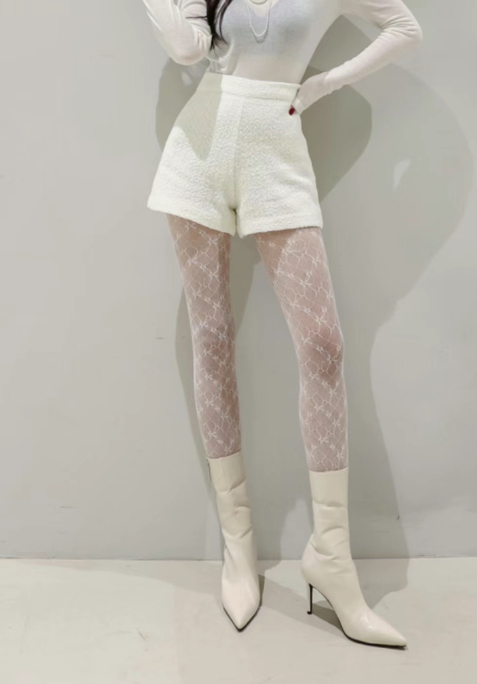 LUVLUV-럽럽-OT韓國直郵女裝新品24秋冬人氣休閑短褲花呢LUVLUV短褲