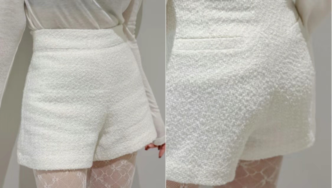 LUVLUV-럽럽-OT韓國直郵女裝新品24秋冬人氣休閑短褲花呢LUVLUV短褲