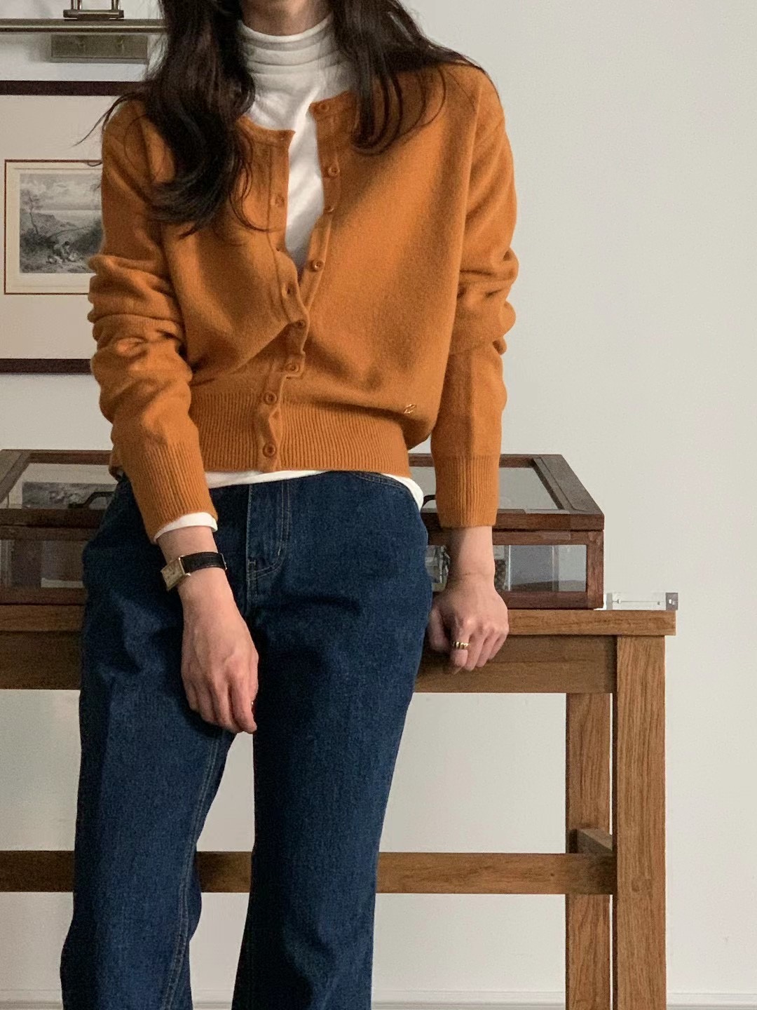 VINE韓國直郵女裝新品真品24秋冬人氣推薦休閑熱賣針織衫VINE針織衫圖色3