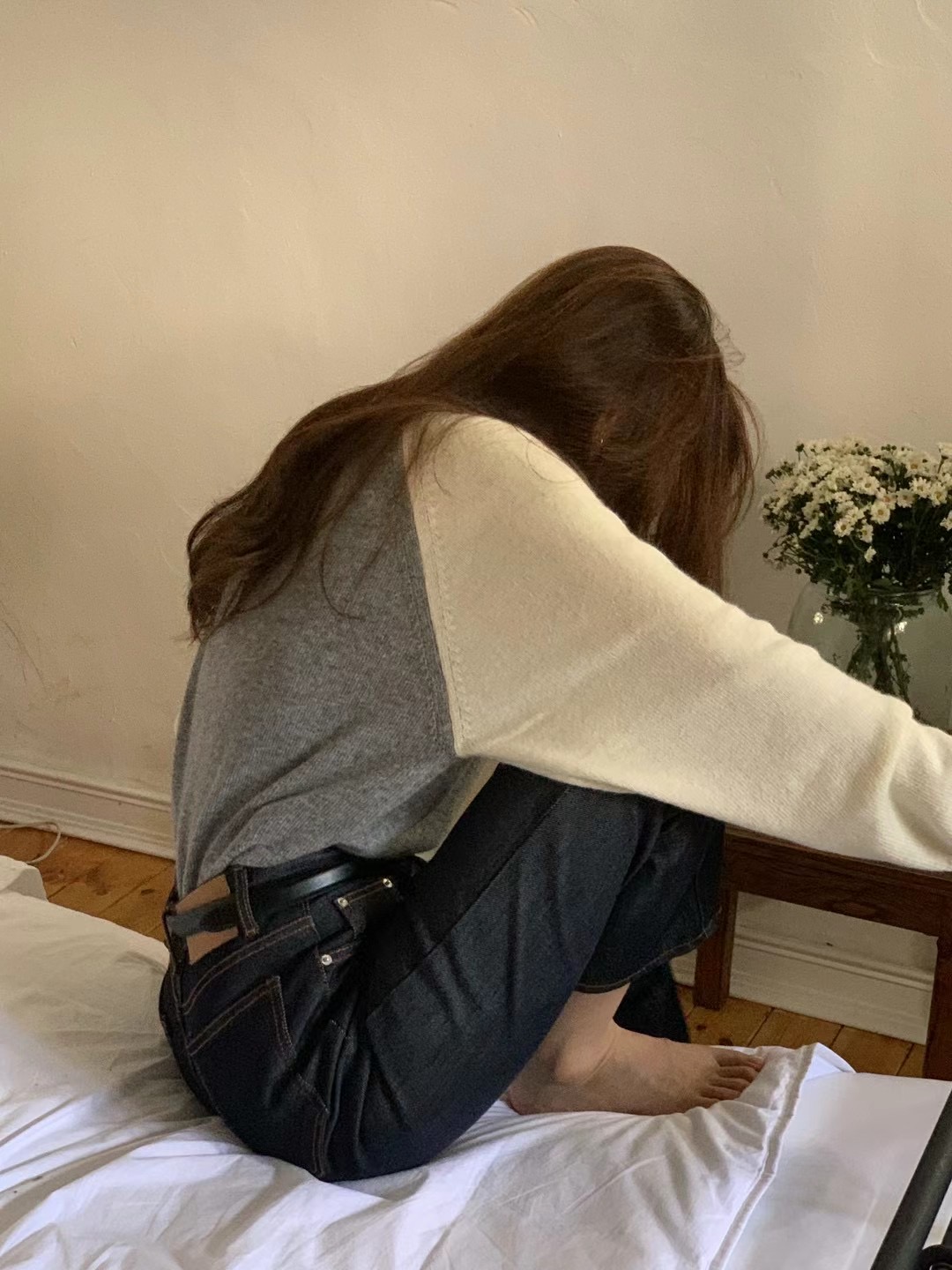VINE韓國直郵東大門代購女裝新款熱賣時尚真品人氣休閑長袖T恤VINE長袖T恤