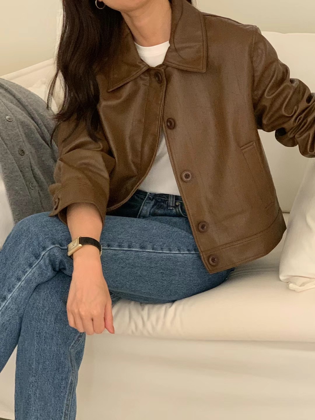 VINE韓國直郵東大門代購女裝新品熱賣職業休閑推薦時尚夾克VINE夾克圖色2