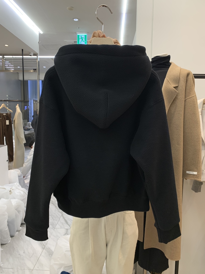 Fillmor直郵韓國代購女裝新品24秋冬休閑衛衣拉鏈加絨連帽FILLMOR衛衣