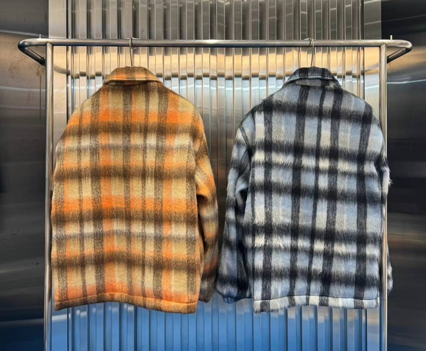 LEGIT/EDISON STORE-男裝直郵韓國代購女裝新款熱賣短款大衣格子LEGIT/EDISON STORE-男裝短款大衣