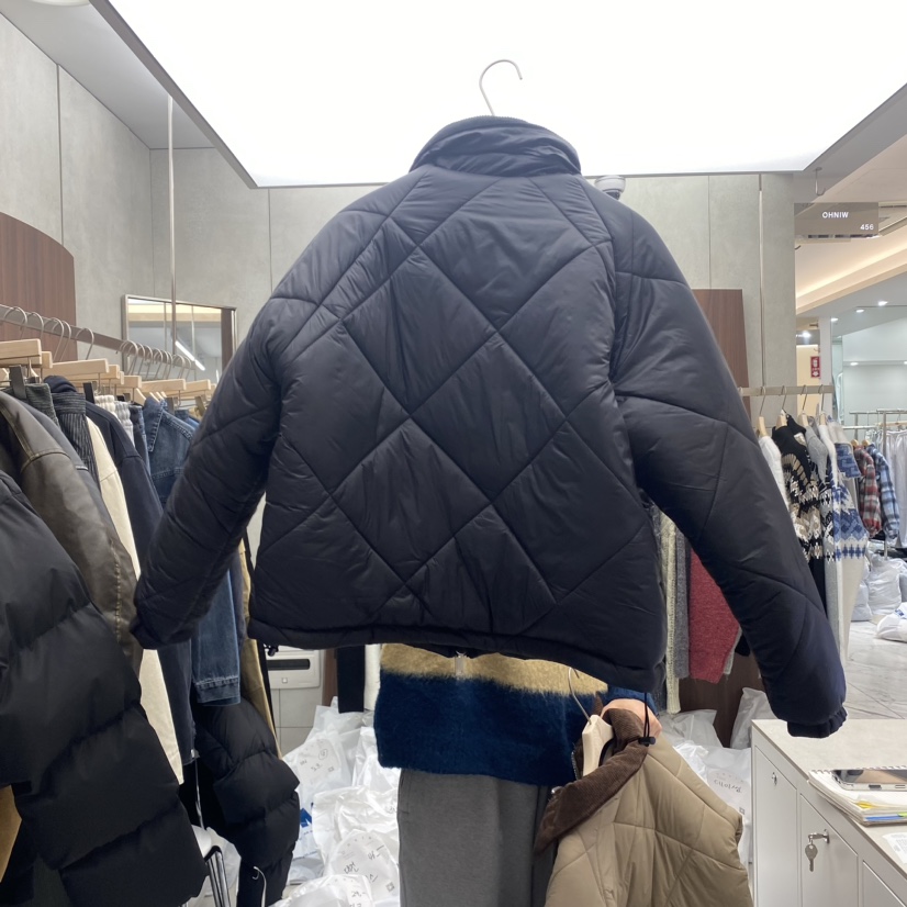 COMMON-男裝韓國直郵東大門代購女裝新品真品短款棉服填充OHNIW-男裝短款棉服