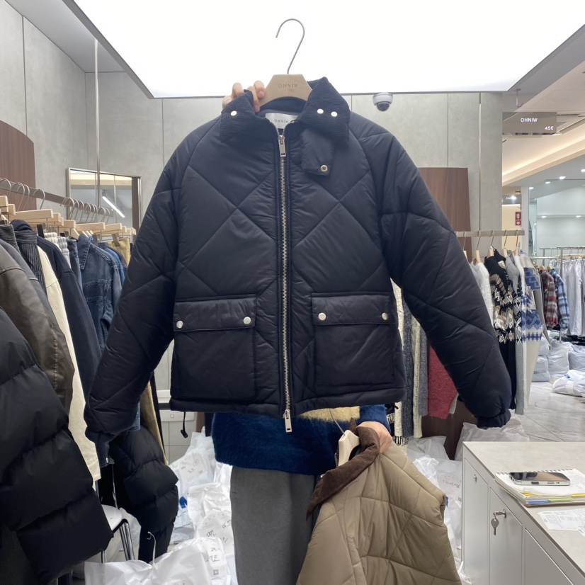 COMMON-男裝韓國直郵東大門代購女裝新品真品短款棉服填充OHNIW-男裝短款棉服圖色2