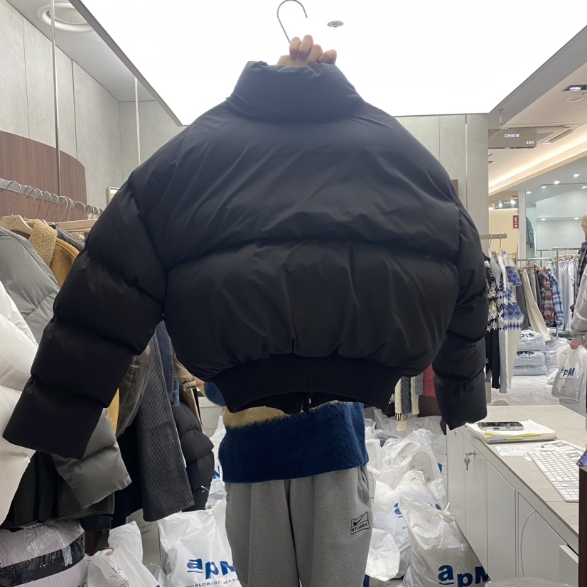 COMMON-男裝韓國直郵女裝新款職業時尚人氣推薦短款棉服短款OHNIW-男裝短款棉服