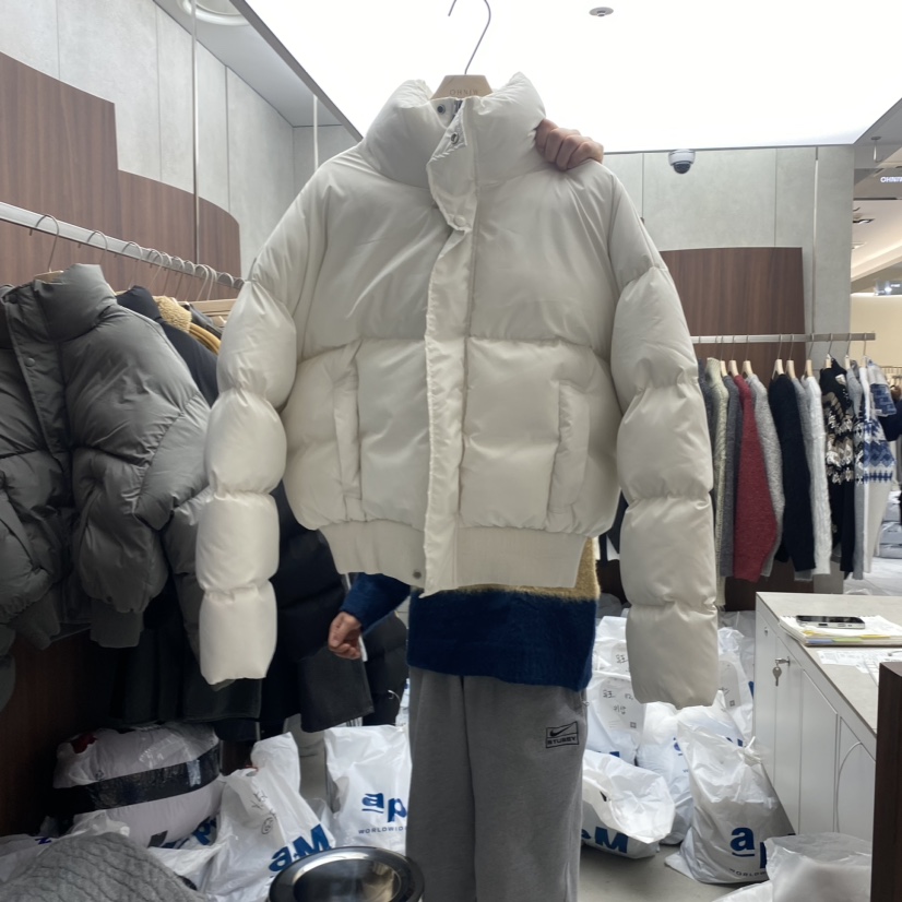 COMMON-男裝韓國直郵女裝新款職業時尚人氣推薦短款棉服短款OHNIW-男裝短款棉服