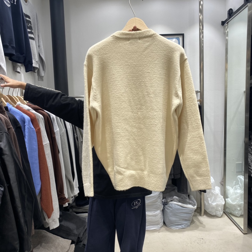 FINE直郵韓國代購女裝新品休閑人氣熱賣時尚職業24秋冬針織衫FINE-男裝針織衫
