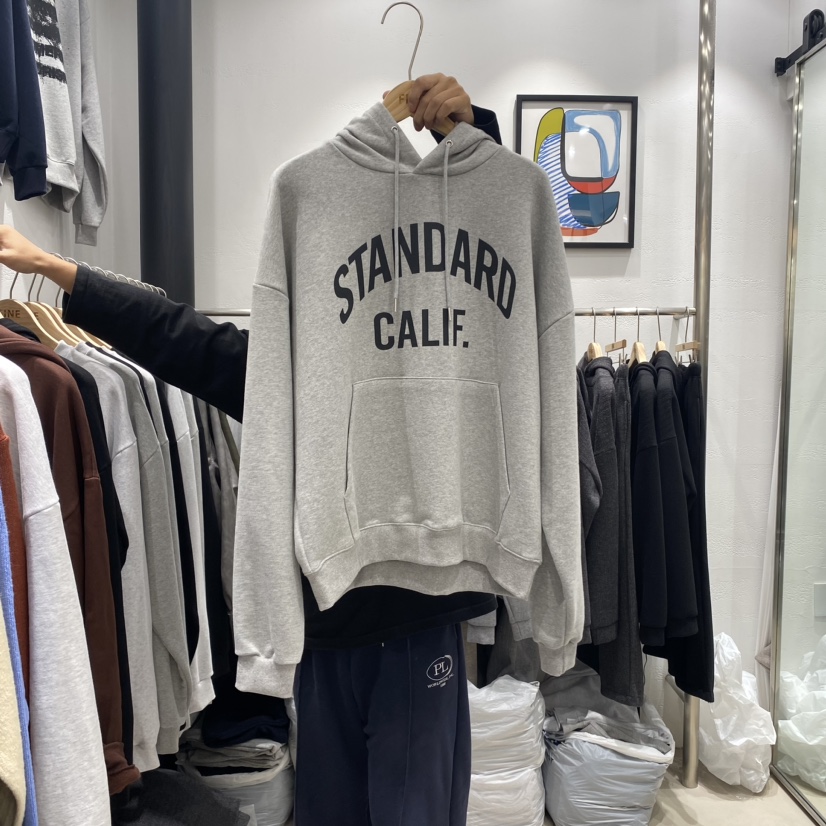 FINE直郵韓國代購女裝新品時尚推薦24秋冬職業熱賣休閑衛衣FINE-男裝衛衣圖色2