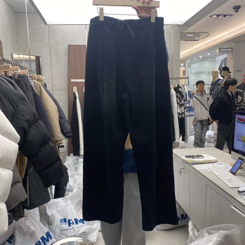 COMMON-男裝韓國直郵東大門代購女裝新品人氣職業24秋冬牛仔褲OHNIW-男裝牛仔褲