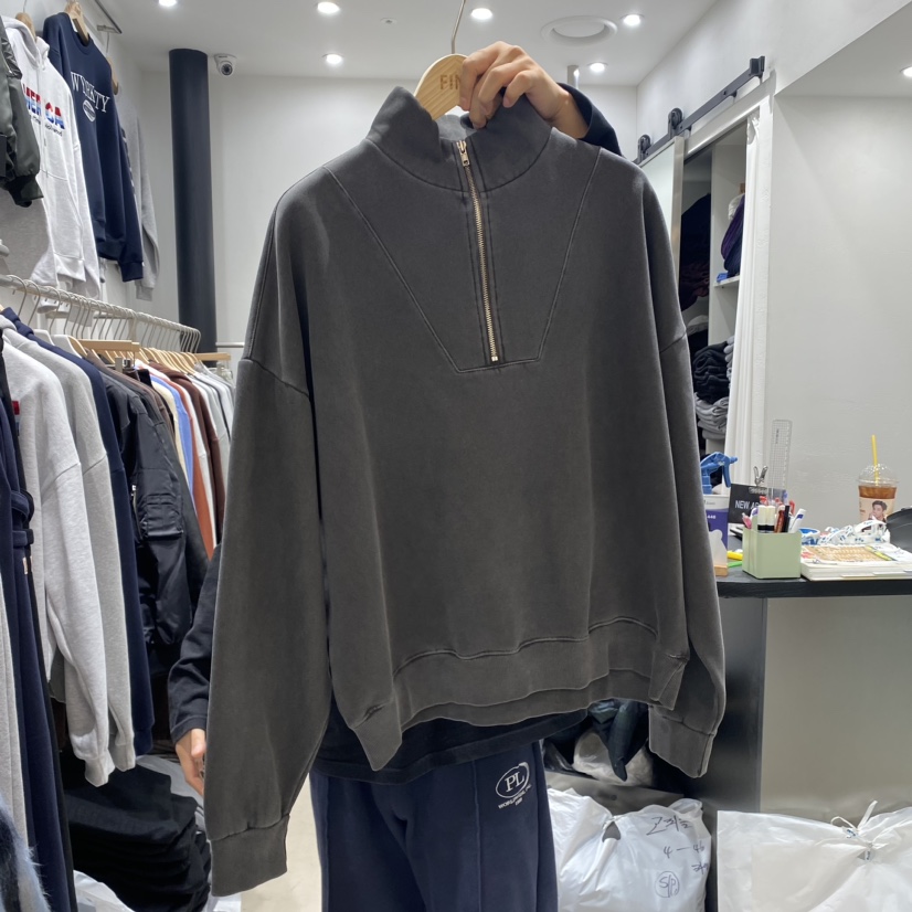 FINE直郵韓國代購女裝新款24秋冬休閑人氣真品熱賣時尚衛衣FINE-男裝衛衣圖色3