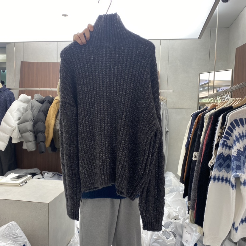 COMMON-男裝韓國直郵東大門實拍女裝新品推薦職業毛衣拉鏈OHNIW-男裝毛衣