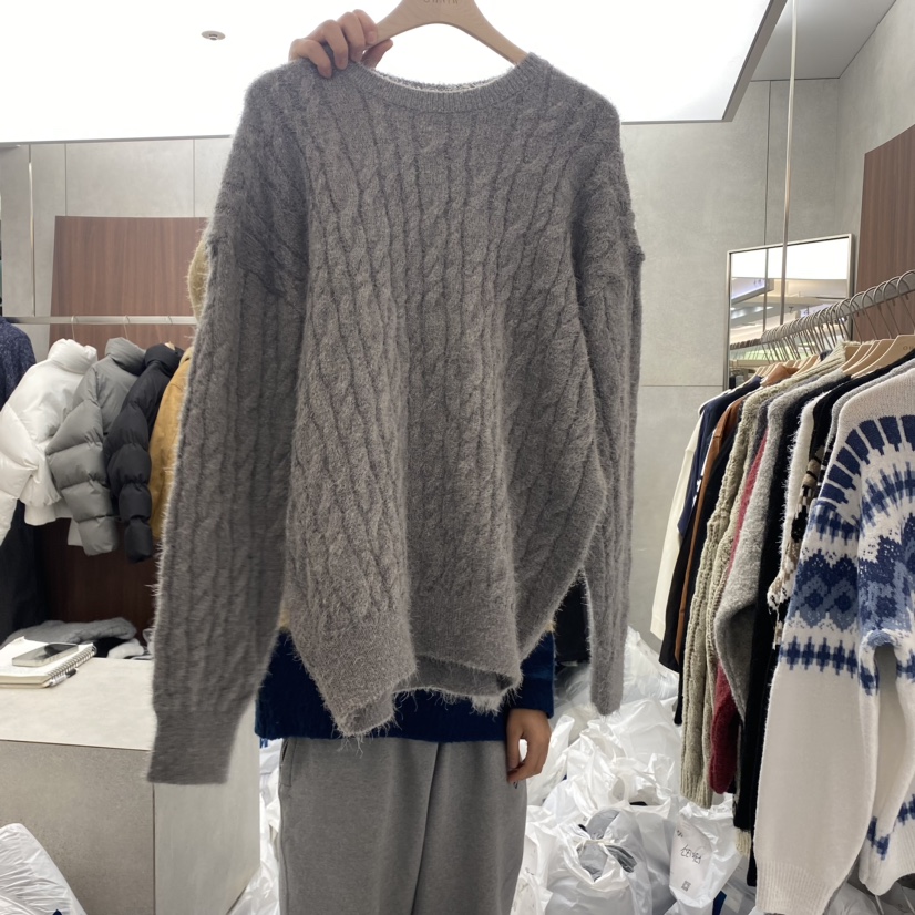 COMMON-男裝直郵韓國代購女裝新款熱賣休閑職業針織衫安哥拉OHNIW-男裝針織衫圖色2