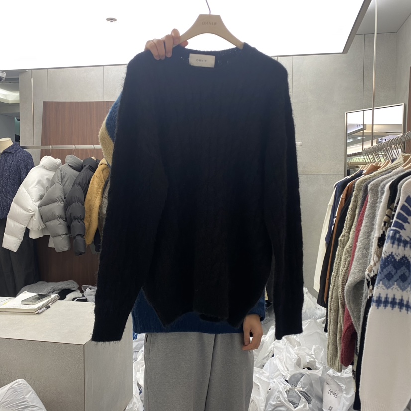 COMMON-男裝直郵韓國代購女裝新款熱賣休閑職業針織衫安哥拉OHNIW-男裝針織衫圖色3