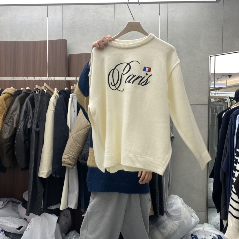 COMMON-男裝韓國直郵東大門實拍女裝新品職業推薦人氣針織衫OHNIW-男裝針織衫