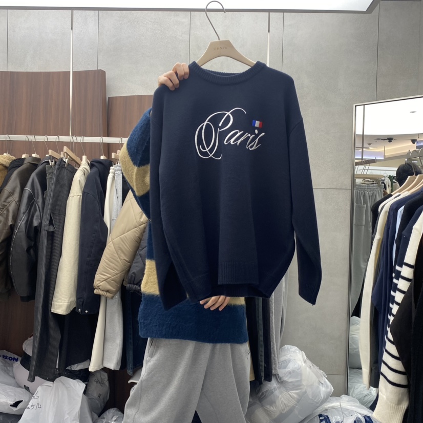 COMMON-男裝韓國直郵東大門實拍女裝新品職業推薦人氣針織衫OHNIW-男裝針織衫圖色2