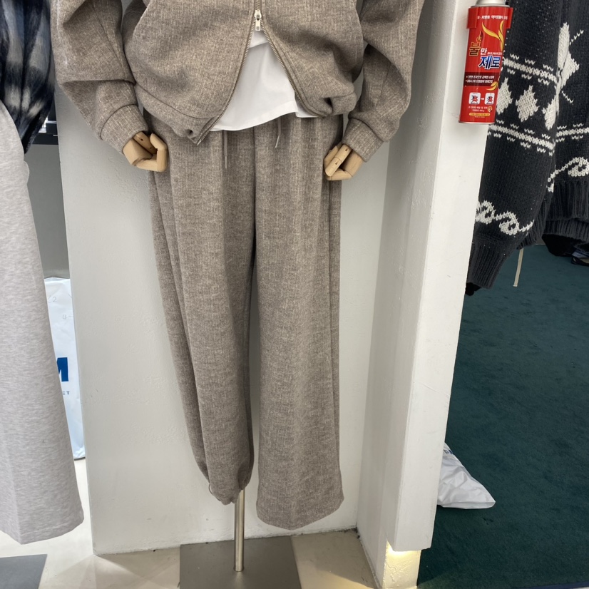 FINE直郵韓國代購女裝新品推薦休閑時尚職業真品休閑褲羊毛FINE-男裝休閑褲