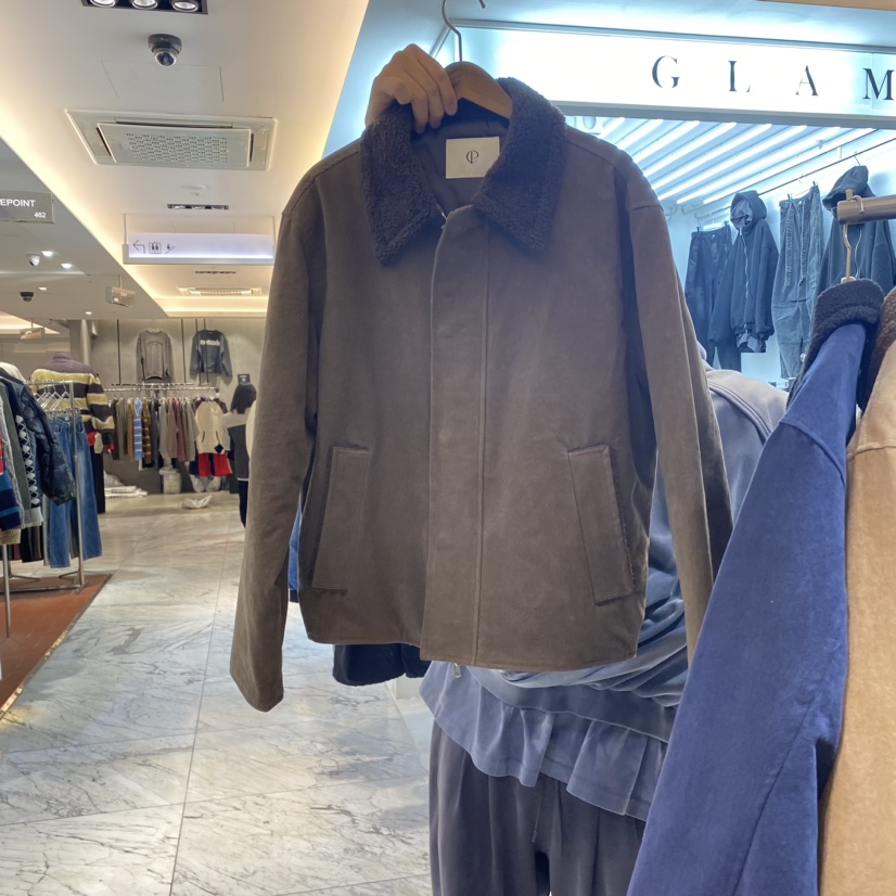 COOPER韓國直郵東大門實拍女裝新款真品休閑推薦短款棉服羊毛COOPER短款棉服圖色3