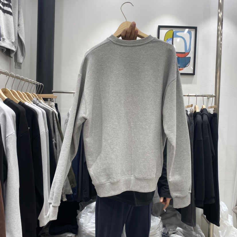 FINE韓國直郵東大門實拍女裝新品時尚24秋冬真品衛衣刺繡FINE-男裝衛衣
