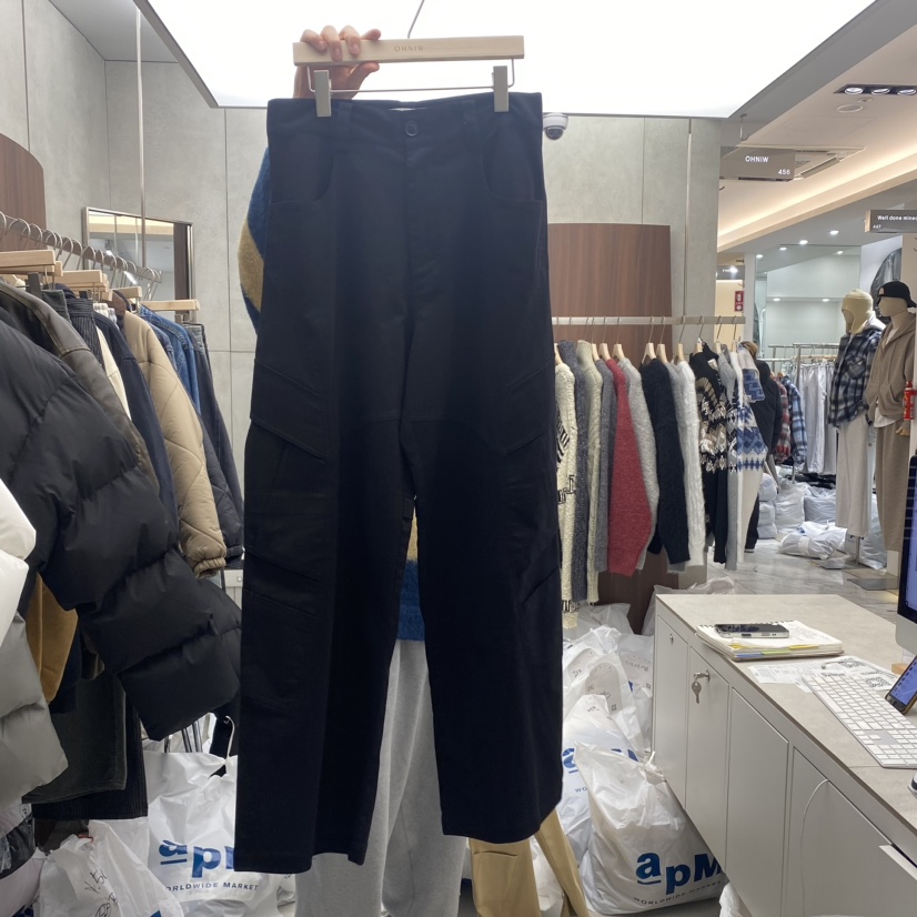 COMMON-男裝韓國直郵女裝新款職業休閑時尚24秋冬休閑褲工裝褲OHNIW-男裝休閑褲圖色2