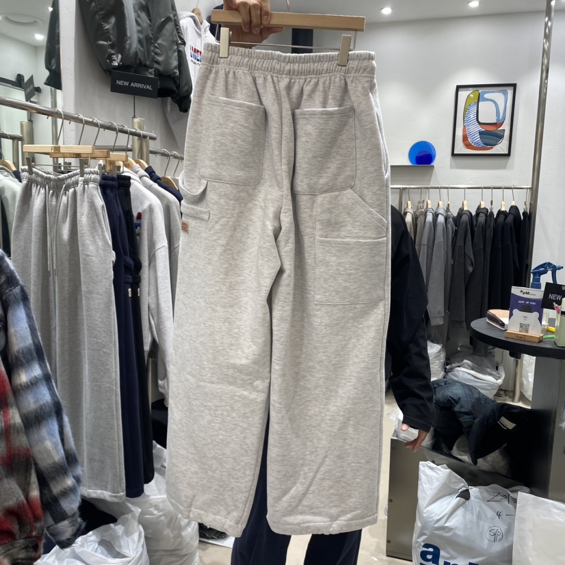 FINE韓國直郵女裝新品熱賣時尚真品24秋冬職業休閑褲拉絨FINE-男裝休閑褲