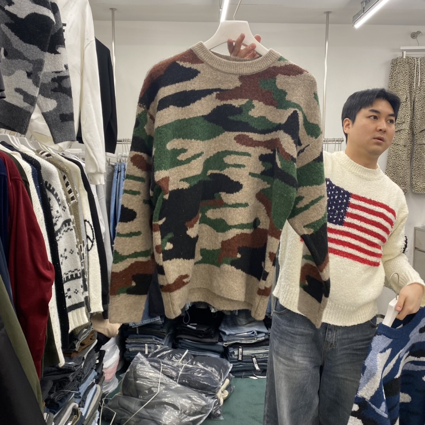 WELLDONEMINED-男裝韓國直郵女裝新品熱賣真品時尚人氣針織衫WELLDONEMINED針織衫圖色2