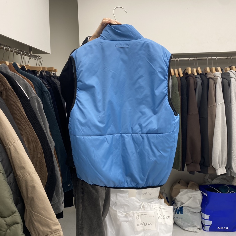 MENTO-男裝直郵韓國代購女裝新品熱賣人氣馬甲可拆卸兩面穿MENTO馬甲