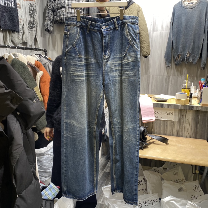 IN BY IN韓國直郵東大門實拍女裝新品休閑時尚職業牛仔褲IN BY IN-男裝牛仔褲