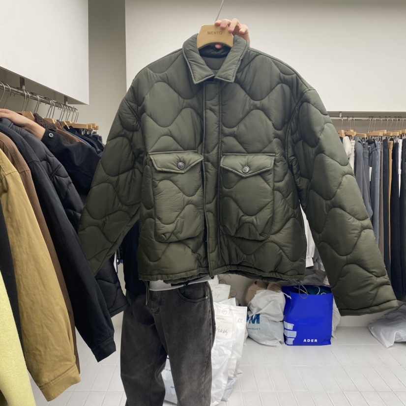 MENTO-男裝直郵韓國代購女裝新款休閑熱賣24秋冬短款棉服MENTO短款棉服圖色1