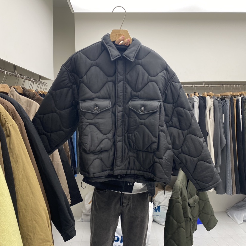 MENTO-男裝直郵韓國代購女裝新款休閑熱賣24秋冬短款棉服MENTO短款棉服圖色2