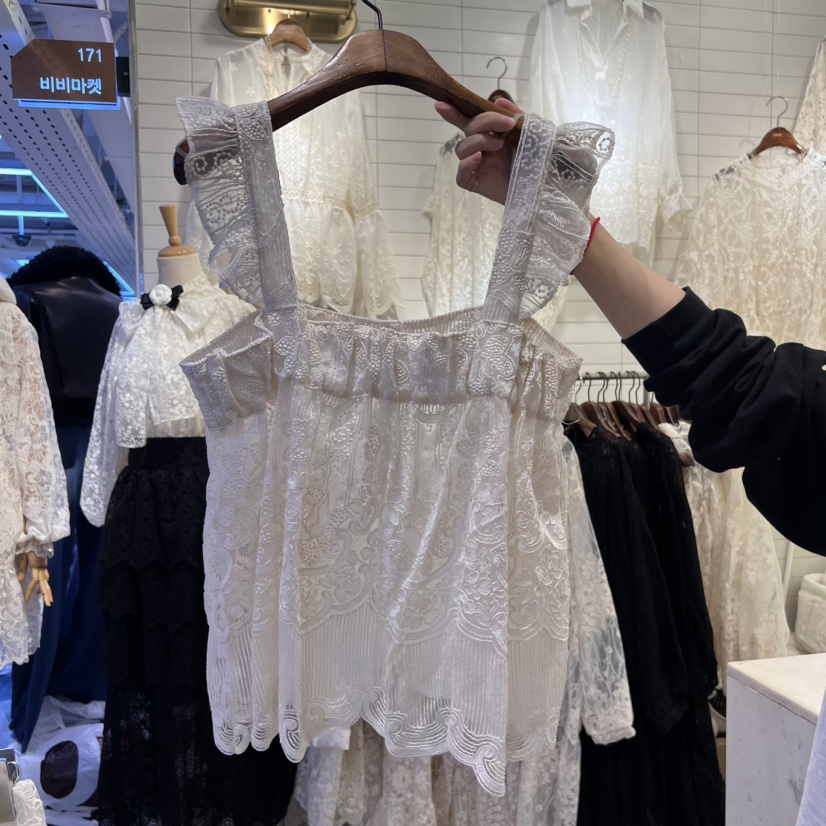 VIVI MARKET韓國直郵東大門實拍女裝新款真品推薦吊帶背心VIVI MARKET吊帶/背心