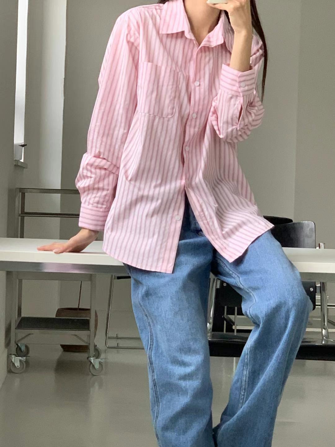 MOR___直郵韓國代購女裝新品熱賣24秋冬推薦真品襯衫蕾絲衫MOR___襯衫/蕾絲衫