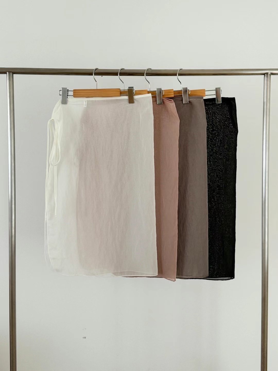 FOLLOW B韓國直郵東大門實拍女裝新款時尚真品半身裙中短裙FOLLOW B-2件起訂半身裙/中短裙圖色2左二色