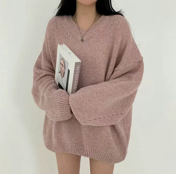 BUBBLE UNDER韓國直郵女裝新品熱賣人氣休閑職業針織衫羊駝毛NOTICE針織衫圖色3