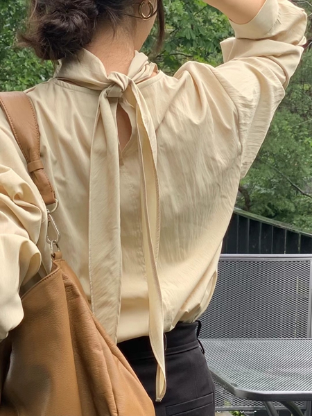 MERRYPN韓國直郵女裝新品休閑時尚真品熱賣推薦職業襯衫蕾絲衫LENEUF襯衫/蕾絲衫