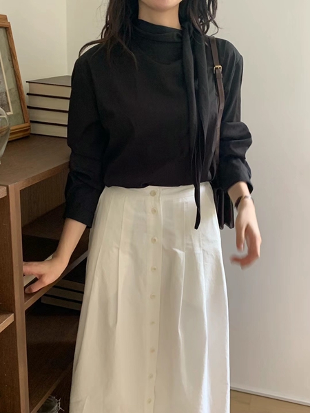 MERRYPN韓國直郵女裝新品休閑時尚真品熱賣推薦職業襯衫蕾絲衫LENEUF襯衫/蕾絲衫